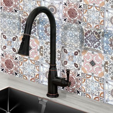 Змішувач для кухні REA DECO OLD BLACK / чорний / високий (REA-B0182)