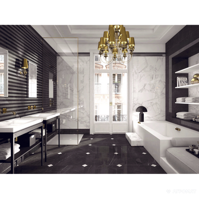 Керамограніт MARCA CORONA DELUXE 8718 DEX.DARK 60 RET