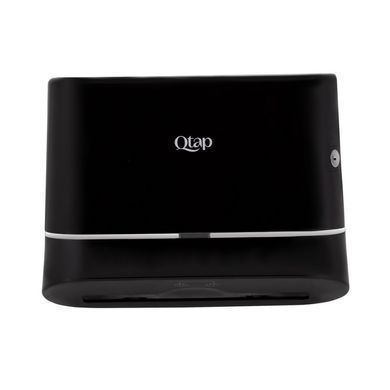 Тримач для паперових рушників QTAP POHODLI 300мм BLACK (QTDR600BP)