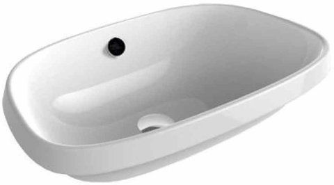Раковина ARTCERAM PLETTRO WHITE GLOSSY 39.7х63.5 (PTL004 01; 00)
