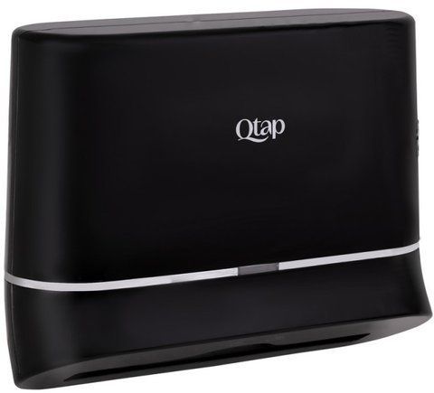 Тримач для паперових рушників QTAP POHODLI 300мм BLACK (QTDR600BP)