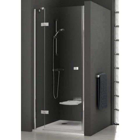 Душевая дверь RAVAK SMARTLINE SMSD2-100 B-R двухэлементная, распашная правая 1000 мм H1900, профиль хром, стекло TRANSPARENT 0SPABA00Z1