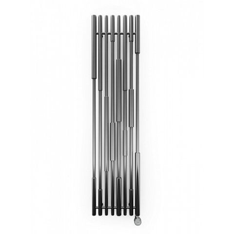 Радіатор TERMA CANE 1900X390 RAL9005 Підключення нижнє праве