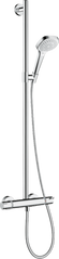 Душовий набір CROMA SELECT E / термостат/ білий / хром (27259400)