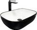 Раковина VBI RAVENNA 33.5х46 BLACK WHITE GLOSSY (VBI-011226)