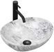 Раковина REA SOFIA STONE 34.5х41 / серая (REA-U9908)