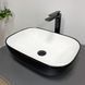 Раковина VBI RAVENNA 33.5х46 BLACK WHITE GLOSSY (VBI-011226)