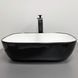 Раковина VBI RAVENNA 33.5х46 BLACK WHITE GLOSSY (VBI-011226)