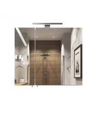 Дзеркальна галерея MOIDODIR Руна 80 для ванної кімнати з LED підсвіткою (00-0008229)