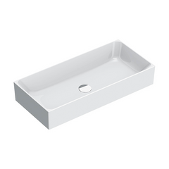 Раковина для ванної накладна Catalano Zero 75х35 см. біла (17535ZE00), Білий