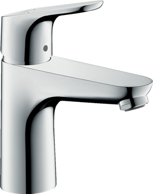 Змішувач hansgrohe Focus для раковини, 100 LowFlow без зливного гарнітура, хром 31513000