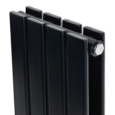 Радіатор ARTTIDESIGN LIVORNO II 1400X272 RAL9005 Підключення нижнє по центру