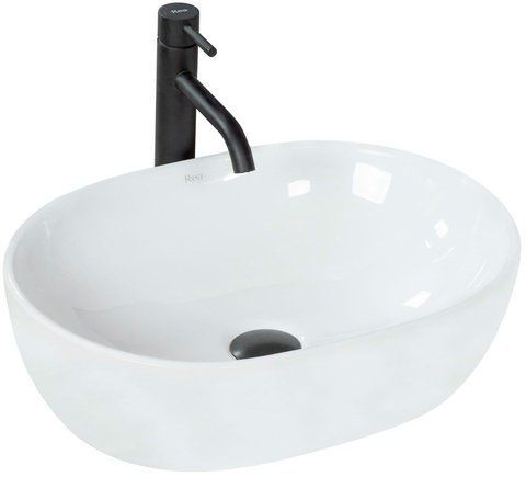 Раковина REA AMELIA 34.5х48 / біла (REA-U0416)