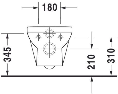 Підвісний унітаз DURAVIT DURASTYLE (2562090000)