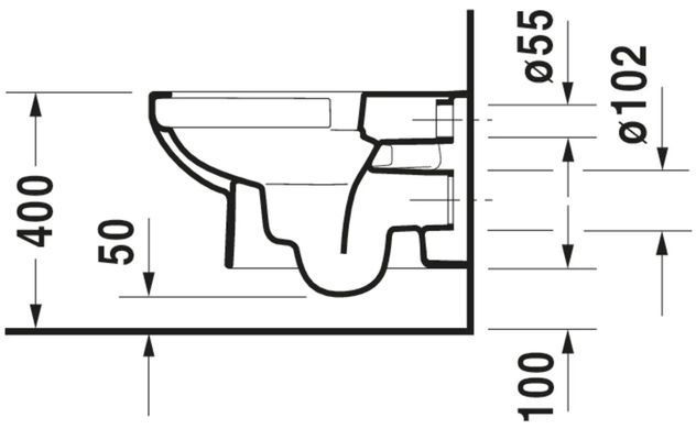 Підвісний унітаз DURAVIT DURASTYLE (2562090000)