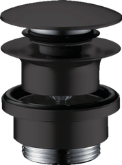 Донний клапан для раковини HANSGROHE PUSH-OPEN / матовий / чорний (50100670)