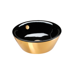 Раковина керамическая 42 см Catalano Gold&Silver, gold/black (142VLNNO), 420