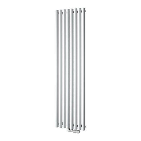 Радіатор ISAN AKROS 1500X590 RAL9016 Підключення нижнє по центру