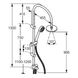 Душевая система KLUDI DUAL SHOWER SYSTEM настенная, без смесителя, с верхним душем, с душевым гарнитуром, хром 6167705-00