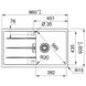 Кухонна мийка FRANKE CENTRO CNG 611-86 СІРИЙ КАМІНЬ (114.0701.822)