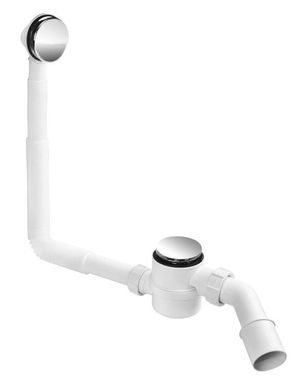 Сифон для ванны/поддона "Клик-Клак" с отверстием 40/50 HC2600CL (Хромированный)
