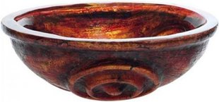 Раковина скляна KRAUS MULTI-COLOR TIGER EYE (GV-630-19MM)