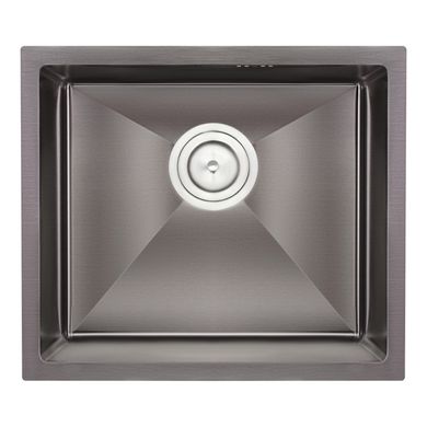 Кухонна мийка Qtap D4843BL Black 2.7/1.0 мм (QTD4843BLPVD2710)