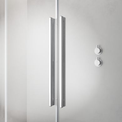 Шторка для ванны RADAWAY FURO PND II 63.8х150 R / профиль хром / стекло прозрачное (GEMWHI401114RP4)