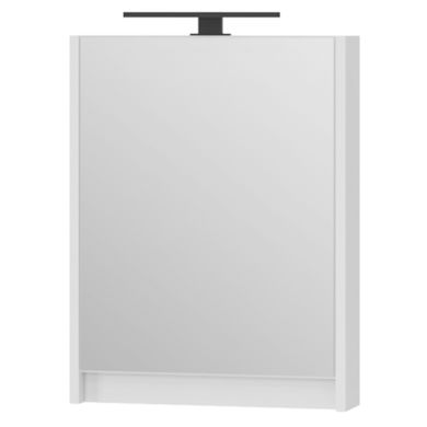 Зеркальный шкаф DEVIT SMALL с подсветкой белый (065050W)