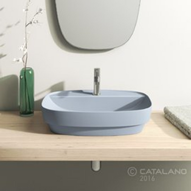 Раковина CATALANO GREEN LUX 40х60 / блакитна / сатинова (160GRLXAS)