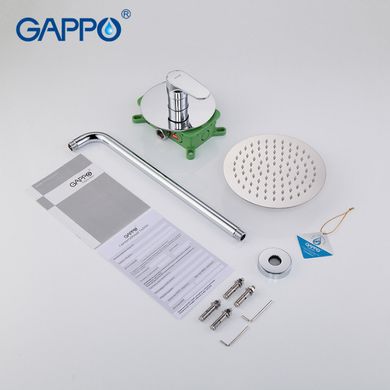Встраиваемый смеситель для душа GAPPO G7101, хром (1037426)