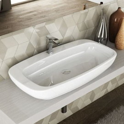 Раковина ARTCERAM DIAL WHITE GLOSSY 48х90 (DAL004 01; 00)