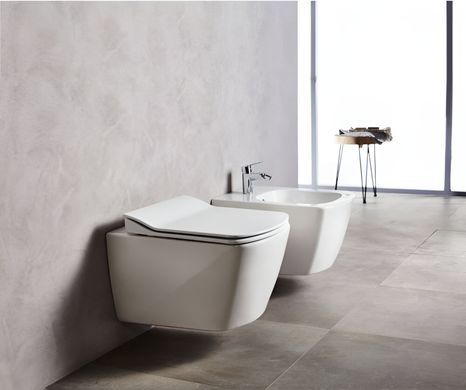 Подвесной унитаз CREAVIT ELEGANT RIM-OFF + сиденье SOFT CLOSE (EG321-11CB00E-0000)
