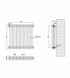 Горизонтальні дизайнерські радіатори опалення ARTTIDESIGN Bari II G 13/600 сірий матовий