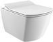 Подвесной унитаз CREAVIT ELEGANT RIM-OFF + сиденье SOFT CLOSE (EG321-11CB00E-0000)