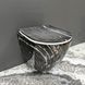 Подвесной унитаз VBI VULCANO BLACK ONYX + сиденье SOFT CLOSE (VBI-020403)