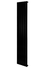 Вертикальний дизайнерський радіатор опалення ARTTIDESIGN Terni 6/1500/354 чорний матовий