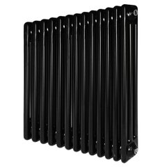 Горизонтальные дизайнерские радиаторы отопления ARTTIDESIGN Bari II G 13/600 черный матовый