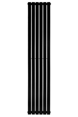 Вертикальный дизайнерский радиатор отопления ARTTIDESIGN Terni 6/1500/354 черный матовый