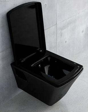 Подвесной унитаз VOLLE TEO / черный (13-88-412BLACK)