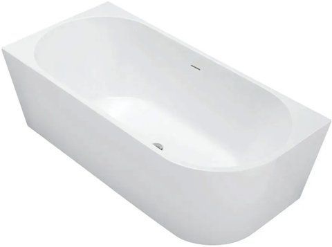 Ванна акрилова REA BELLANTO 160х75 R + сифон + пробка CLICK-CLACK (REA-W0253)
