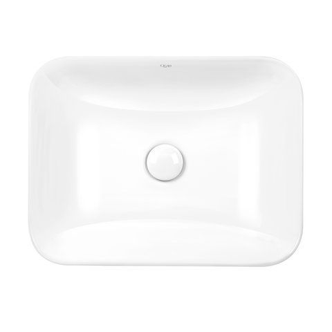 Раковина QTAP SCORPIO 38х50.5 / донный клапан (QT1411K490W)