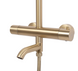 Душевая система REA LUNGO BRUSHED GOLD / термостат / излив (REA-P6604)