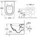 Подвесной унитаз VILLEROY & BOCH SUBWAY (56001001)