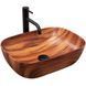 Раковина REA BELINDA WOOD MATT 33х46.5 / дерево (REA-U5051)