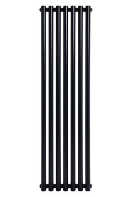 Вертикальный дизайнерский радиатор отопления ARTTIDESIGN Matera 7/1800 черный матовый