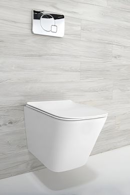 Підвісний унітаз REA RAUL RIMLESS + сидіння SOFT CLOSE (REA-C9660)