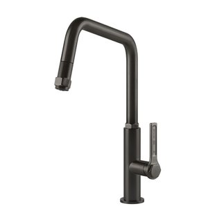 Смеситель для кухни Gessi Officine Gessi, Black Metal Brushed PVD (60053707)