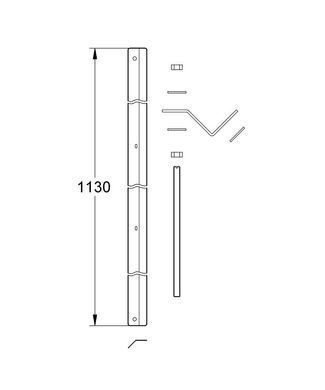 Комплект для углового монтажа GROHE RAPID SL (38562001)