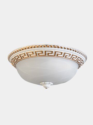 Светильник потолочный LEDк BKL-373 E27*2 WH+GD